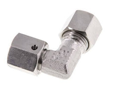 M14x1,5 x 8L Acero inoxidable Codo ajustable de 90 grados con cono de sellado y junta tórica 315 Bar DIN 2353