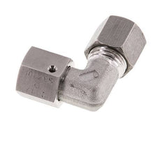 M16x1,5 x 8S Acero inoxidable Codo ajustable de 90 grados con cono de cierre y junta tórica 630 Bar DIN 2353