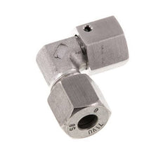 M16x1,5 x 8S Acero inoxidable Codo ajustable de 90 grados con cono de cierre y junta tórica 630 Bar DIN 2353