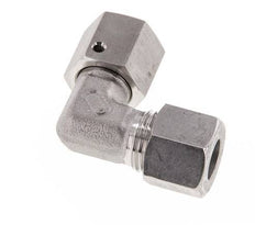 M16x1,5 x 10L Acero inoxidable Codo ajustable de 90 grados con cono de sellado y junta tórica 315 Bar DIN 2353