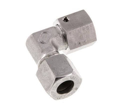 M16x1,5 x 10L Acero inoxidable Codo ajustable de 90 grados con cono de sellado y junta tórica 315 Bar DIN 2353