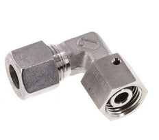 M16x1,5 x 10L Acero inoxidable Codo ajustable de 90 grados con cono de sellado y junta tórica 315 Bar DIN 2353