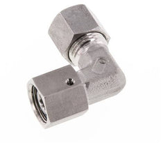 M16x1,5 x 10L Acero inoxidable Codo ajustable de 90 grados con cono de sellado y junta tórica 315 Bar DIN 2353