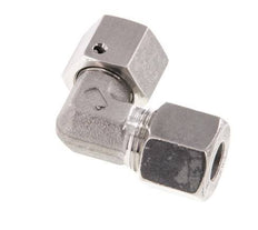 M18x1,5 x 10S Acero inoxidable Codo ajustable de 90 grados con cono de cierre y junta tórica 630 Bar DIN 2353