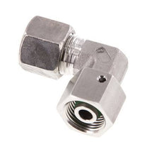 M18x1,5 x 10S Acero inoxidable Codo ajustable de 90 grados con cono de cierre y junta tórica 630 Bar DIN 2353