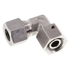 M18x1,5 x 12L Acero inoxidable Codo ajustable de 90 grados con cono de cierre y junta tórica 315 Bar DIN 2353