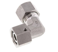 M18x1,5 x 12L Acero inoxidable Codo ajustable de 90 grados con cono de cierre y junta tórica 315 Bar DIN 2353