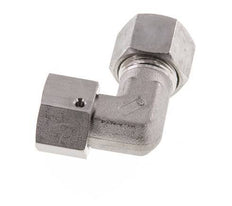 M20x1,5 x 12S Acero inoxidable Codo ajustable de 90 grados con cono de cierre y junta tórica 630 Bar DIN 2353