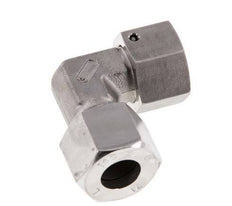 M22x1,5 x 14S Acero inoxidable Codo ajustable de 90 grados con cono de cierre y junta tórica 630 Bar DIN 2353