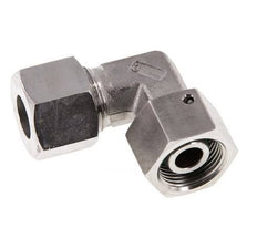 M22x1,5 x 14S Acero inoxidable Codo ajustable de 90 grados con cono de cierre y junta tórica 630 Bar DIN 2353