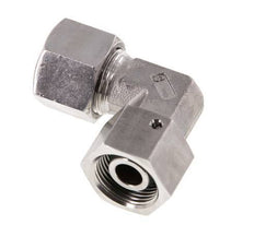 M22x1,5 x 14S Acero inoxidable Codo ajustable de 90 grados con cono de cierre y junta tórica 630 Bar DIN 2353