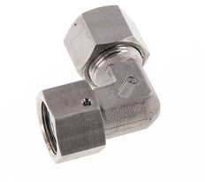 M22x1,5 x 14S Acero inoxidable Codo ajustable de 90 grados con cono de cierre y junta tórica 630 Bar DIN 2353