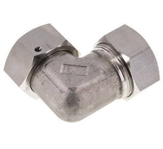 M45x2 x 35L Acero inoxidable Codo ajustable de 90 grados con cono de cierre y junta tórica 160 Bar DIN 2353