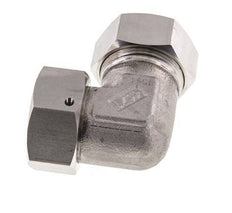 M45x2 x 35L Acero inoxidable Codo ajustable de 90 grados con cono de cierre y junta tórica 160 Bar DIN 2353