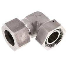 M52x2 x 38S Acero inoxidable Codo ajustable de 90 grados con cono de cierre y junta tórica 315 Bar DIN 2353