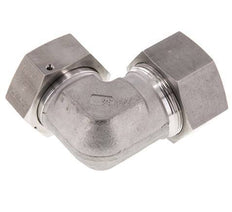 M52x2 x 38S Acero inoxidable Codo ajustable de 90 grados con cono de cierre y junta tórica 315 Bar DIN 2353