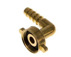G 3/4'' x 10mm Codo de latón de 90 grados con junta NBR y tuerca de mariposa 16 Bar