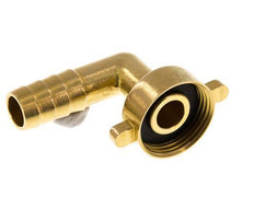 G 3/4'' x 13mm Codo de latón de 90 grados con junta NBR y tuerca de mariposa 16 Bar