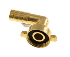 G 3/4'' x 13mm Codo de latón de 90 grados con junta NBR y tuerca de mariposa 16 Bar