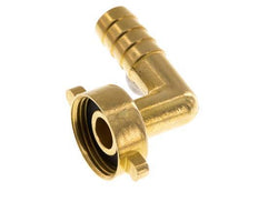 G 3/4'' x 13mm Codo de latón de 90 grados con junta NBR y tuerca de mariposa 16 Bar