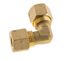 accesorio de compresión de 90 grados de latón de 10 mm, 95 bares DIN EN 1254-2