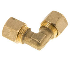 accesorio de compresión de 90 grados de latón de 10 mm, 95 bares DIN EN 1254-2