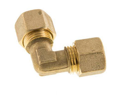 accesorio de compresión de 90 grados de latón de 10 mm, 95 bares DIN EN 1254-2