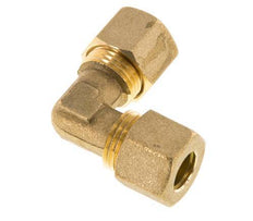 accesorio de compresión de 90 grados de latón de 10 mm, 95 bares DIN EN 1254-2