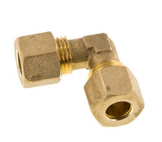 accesorio de compresión de 90 grados de latón de 10 mm, 95 bares DIN EN 1254-2