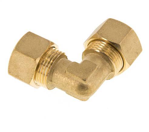 codo de latón de 90 grados de compresión de 14 mm 89 bar DIN EN 1254-2