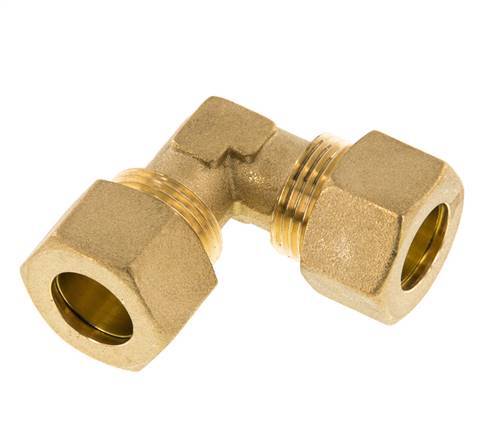 codo de latón de 90 grados de compresión de 14 mm 89 bar DIN EN 1254-2