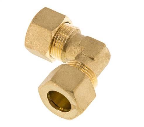 codo de latón de 90 grados de compresión de 14 mm 89 bar DIN EN 1254-2