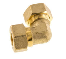 accesorio de compresión de 90 grados de latón de 22 mm, 54 bares DIN EN 1254-2