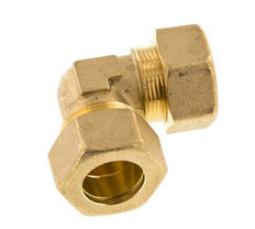accesorio de compresión de 90 grados de latón de 22 mm, 54 bares DIN EN 1254-2