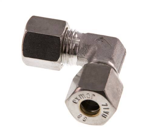 8S Codo de acero inoxidable de 90 grados de compresión 630 Bar DIN 2353