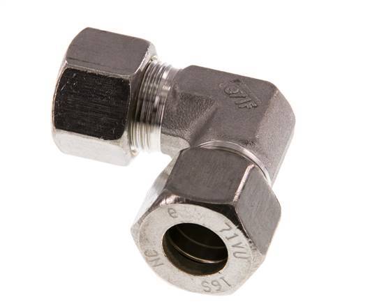 16S Codo de acero inoxidable de 90 grados de compresión 400 Bar DIN 2353