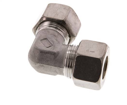 20S Codo de acero inoxidable de 90 grados de compresión 400 Bar DIN 2353