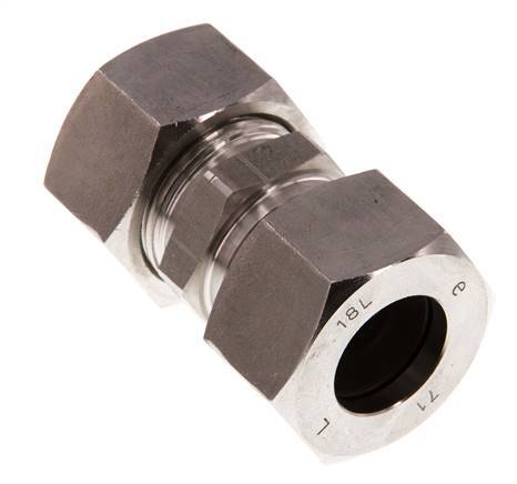 acero inoxidable 18L Anillo de corte recto 315 Barra DIN 2353