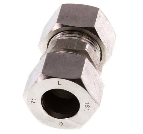 acero inoxidable 18L Anillo de corte recto 315 Barra DIN 2353