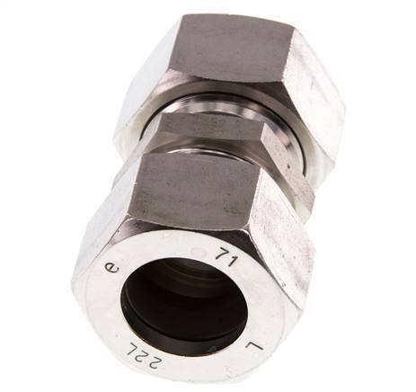 acero inoxidable 22L Anillo de corte recto 160 Barra DIN 2353