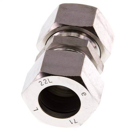 acero inoxidable 22L Anillo de corte recto 160 Barra DIN 2353