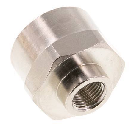 G 1/2'' x G 1/8'' Enchufe de latón niquelado 16 Bar