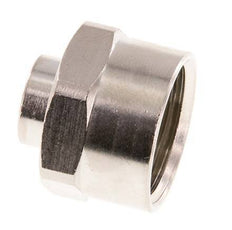 G 1/2'' x G 1/8'' Enchufe de latón niquelado 16 Bar