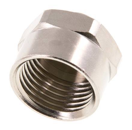 G 1/2'' x G 1/8'' Enchufe de latón niquelado 16 Bar