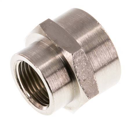 G 1/2'' x G 3/8'' Nickel plated Brass Socket 16 Bar [2 Pieces]