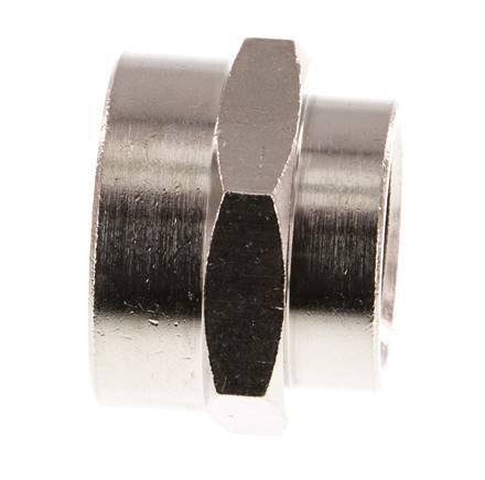G 3/4'' x G 1/2'' Enchufe de latón niquelado 16 Bar