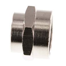 G 3/4'' x G 1/2'' Enchufe de latón niquelado 16 Bar