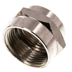 G 1'' x G 3/4'' Enchufe de latón niquelado 16 Bar