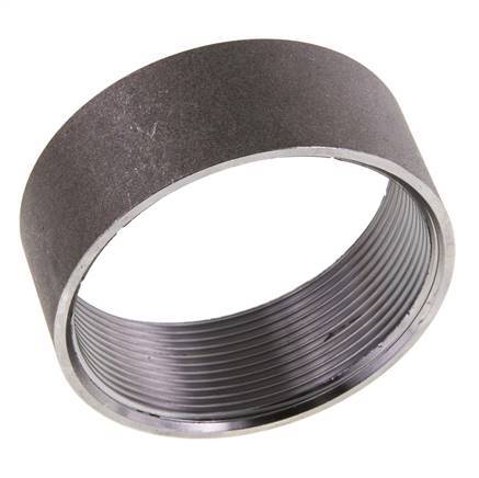Rp 2 1/2'' x 82mm Steel Welding Socket 40 Bar DIN 2986 - 30mm [2 Pieces]