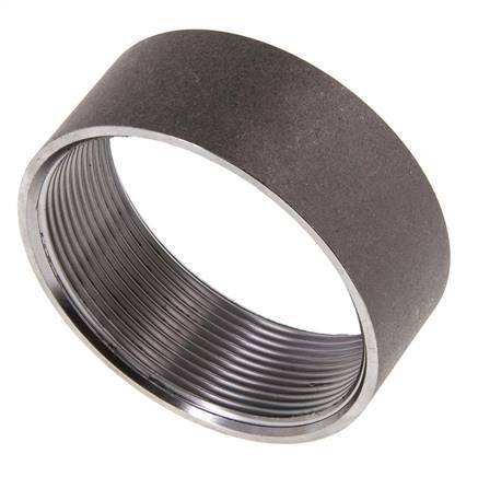 Rp 2 1/2'' x 82mm Steel Welding Socket 40 Bar DIN 2986 - 30mm [2 Pieces]